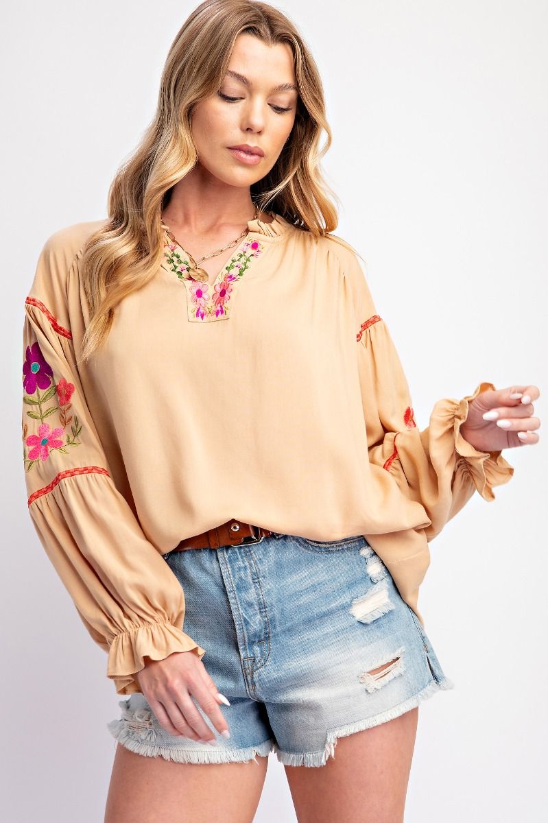 Zully Embroided Blouse