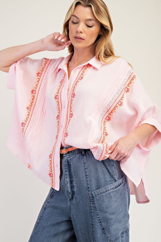 Angie Embroidered Blouse