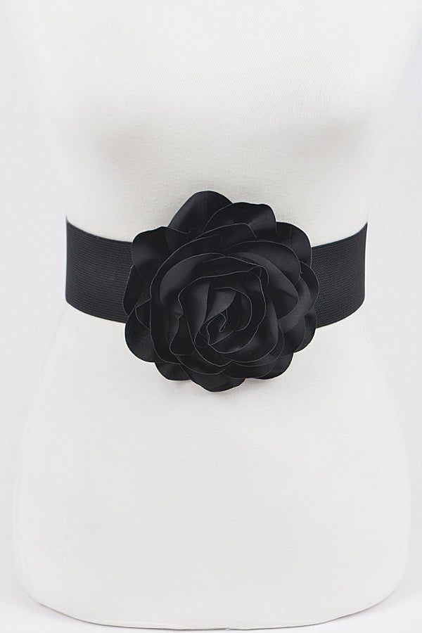 Delicate Flower Elastic Belt