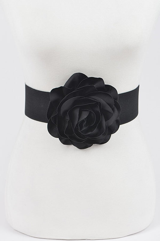 Delicate Flower Elastic Belt