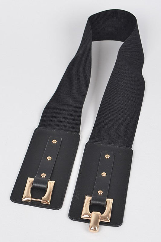 Metal Buckle Elastic Belt