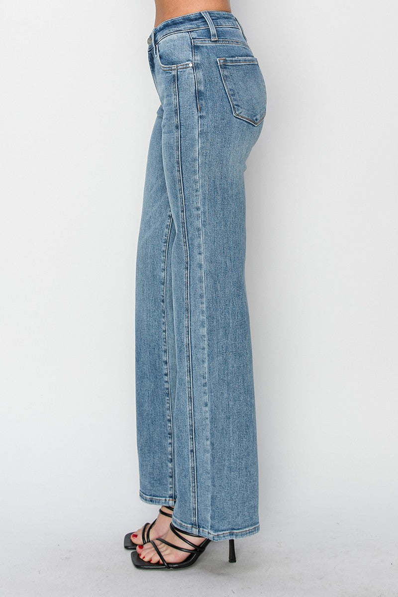 Piri Mid Rise Straight Jean