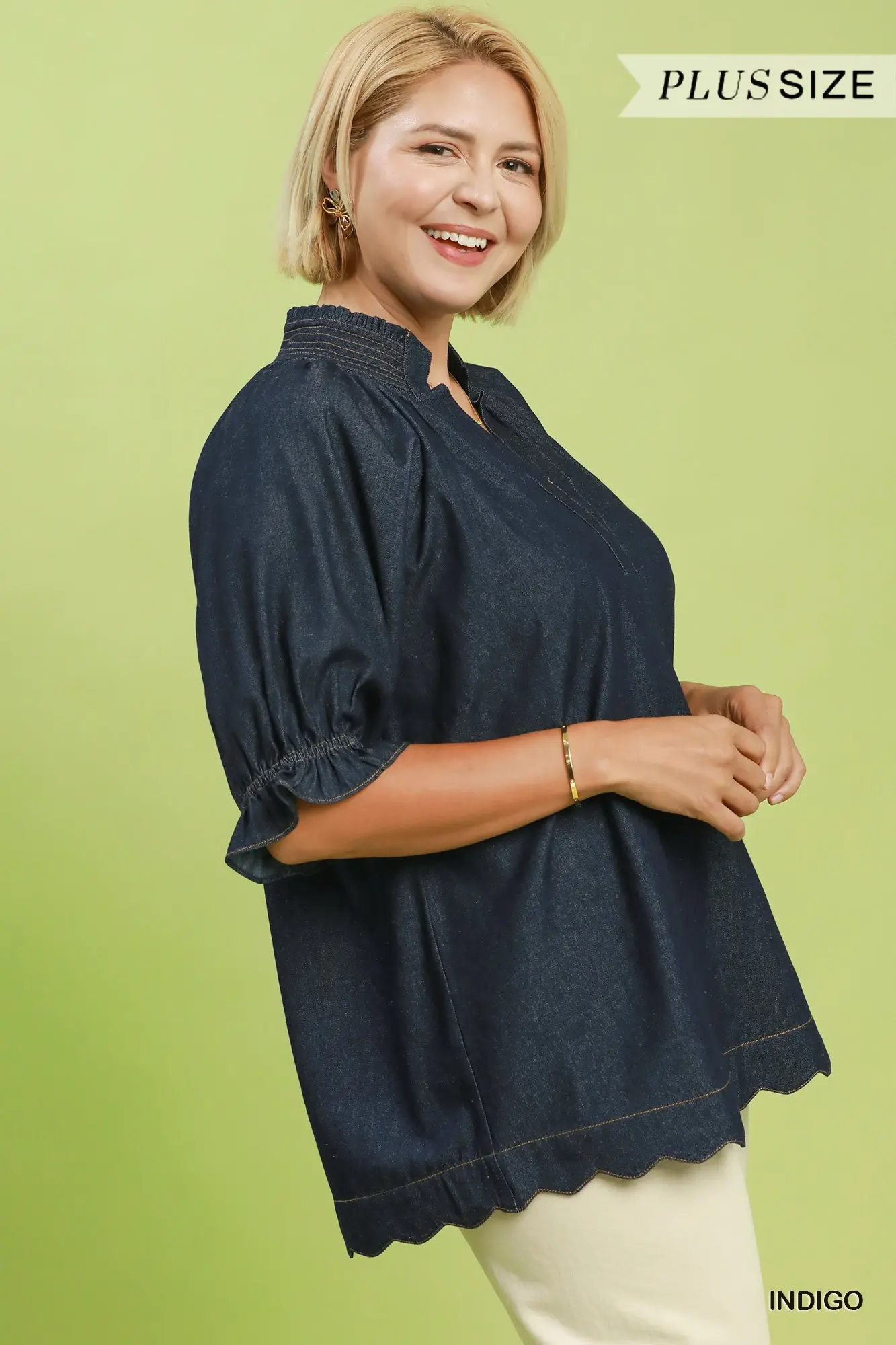 Molly Denim Blouse