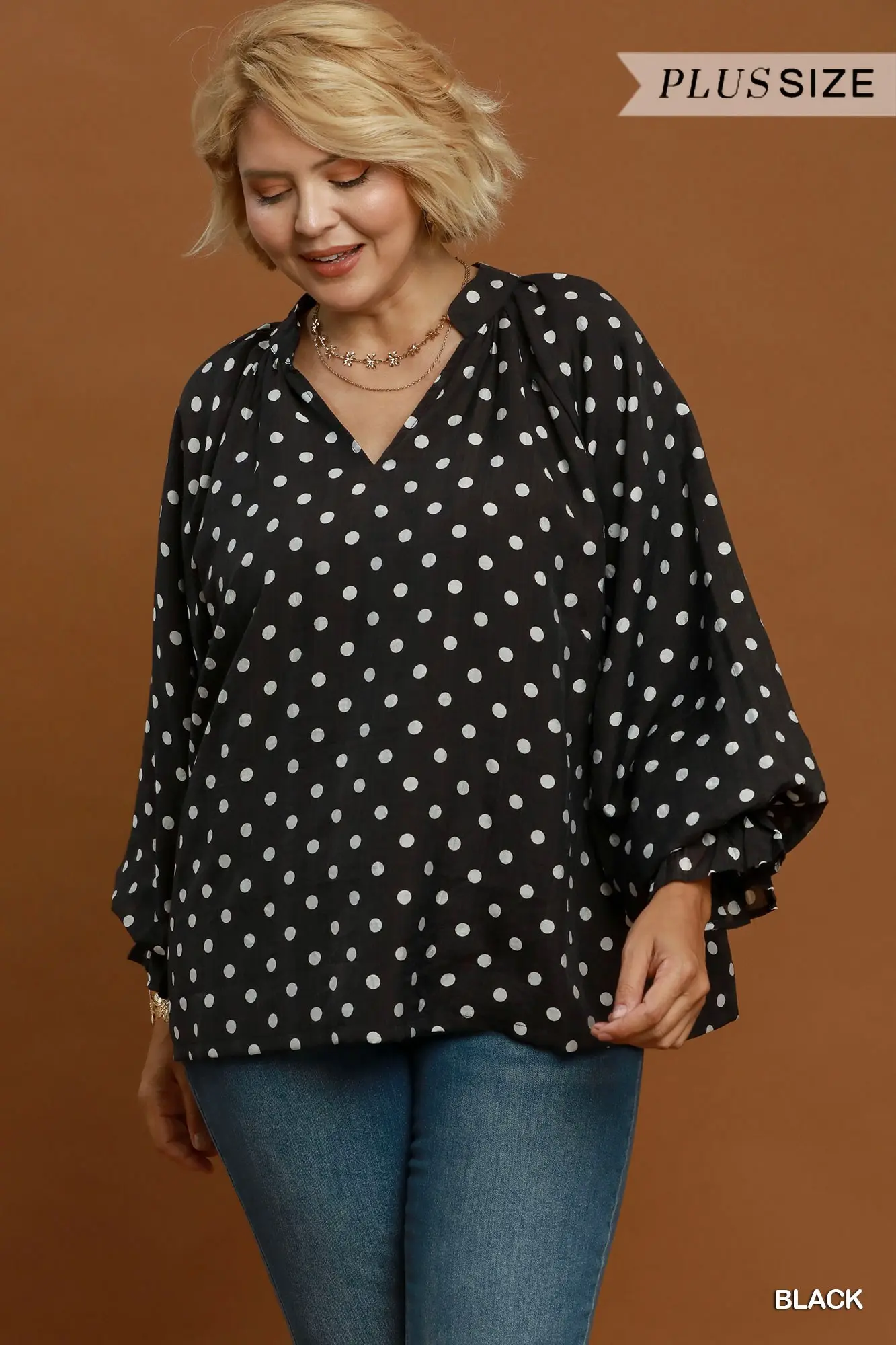 Cata Polka Dots Blouse