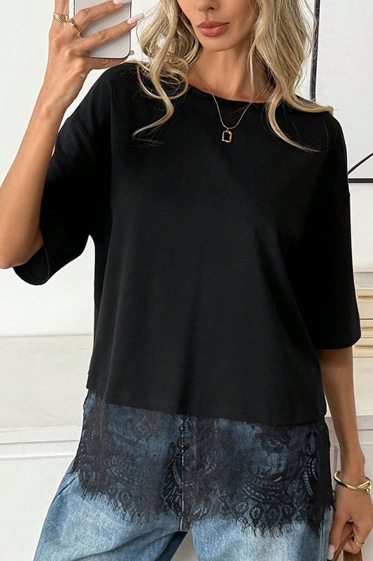 Lace Detail Top