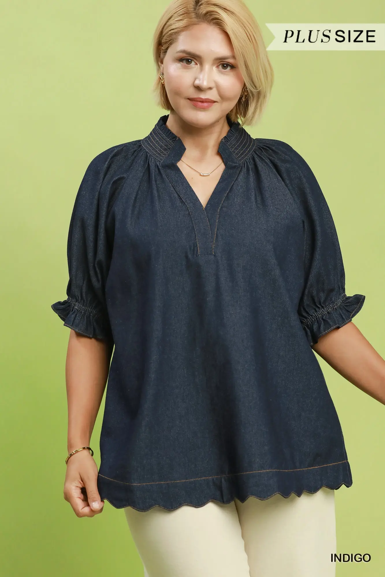 Molly Denim Blouse