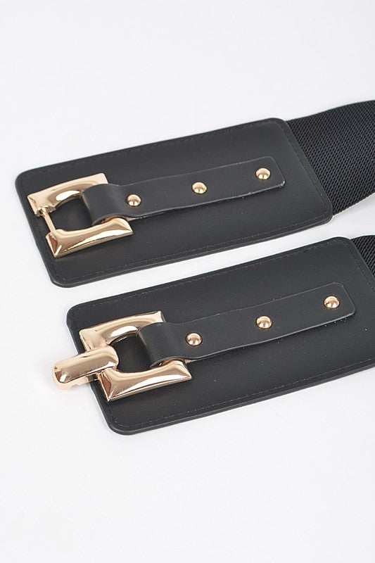 Metal Buckle Elastic Belt