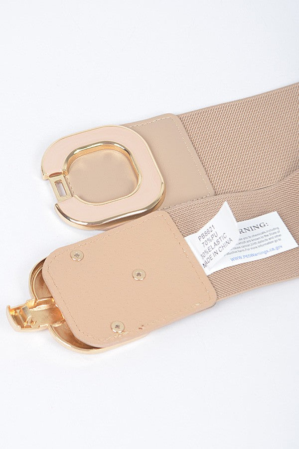 Multi Metal Buckle Elastic Belt