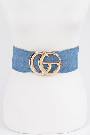 Denim Elastic Belt