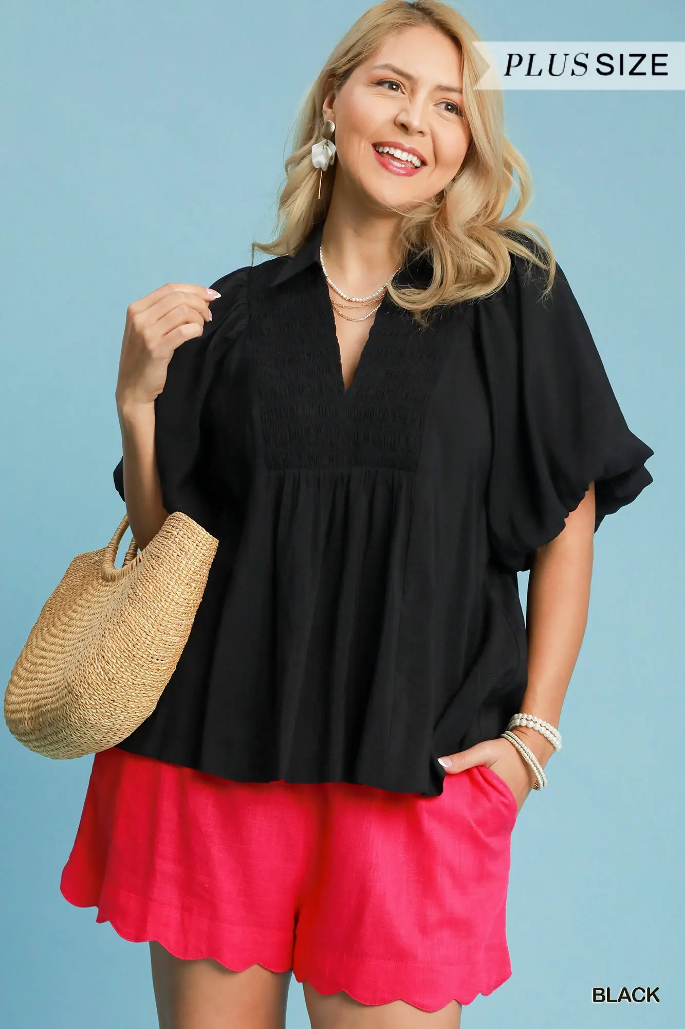 Ilia Black Blouse