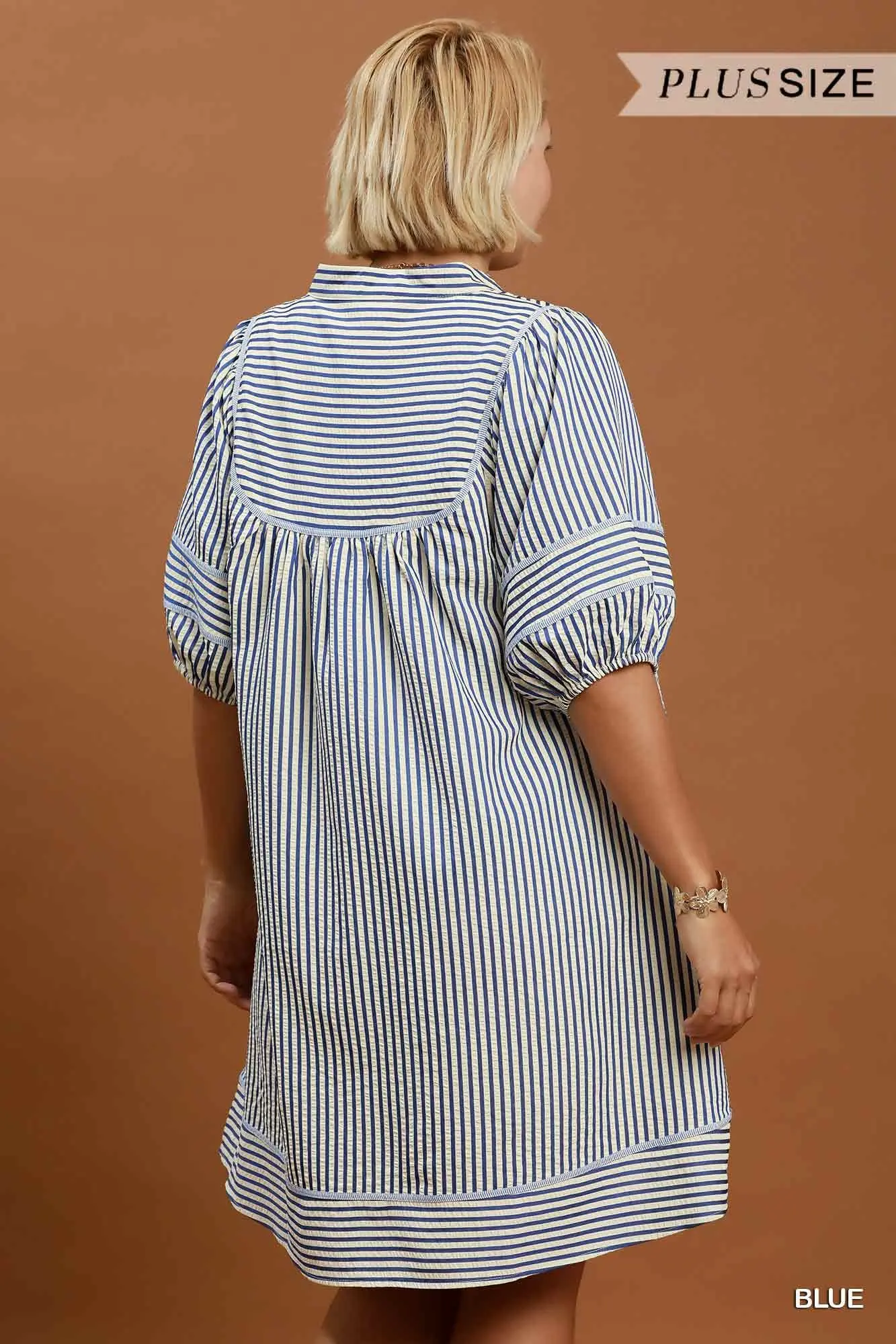 Blu Striped Dress