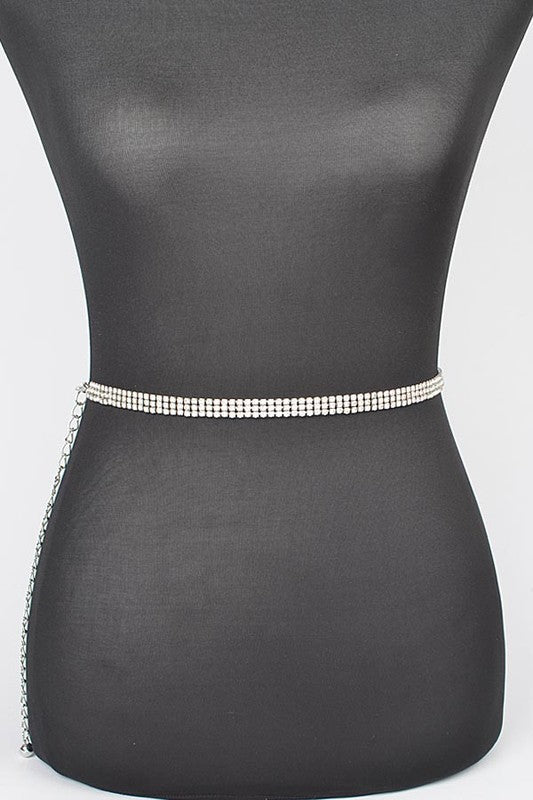 Rhinestones Chain Belts