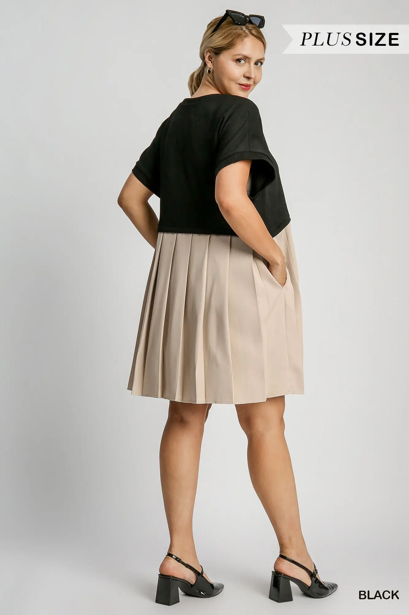 Wawi Pleated Skirt Dress