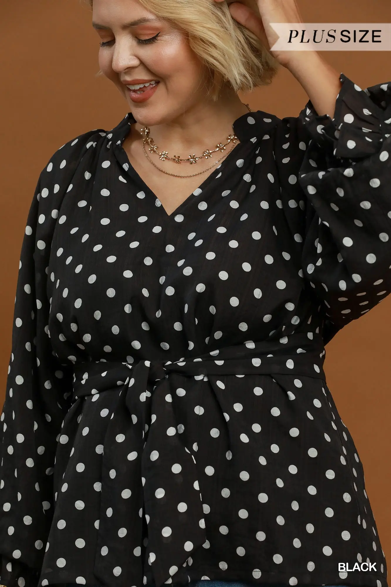 Cata Polka Dots Blouse