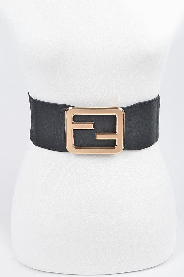 Gold Square Buckle Belt