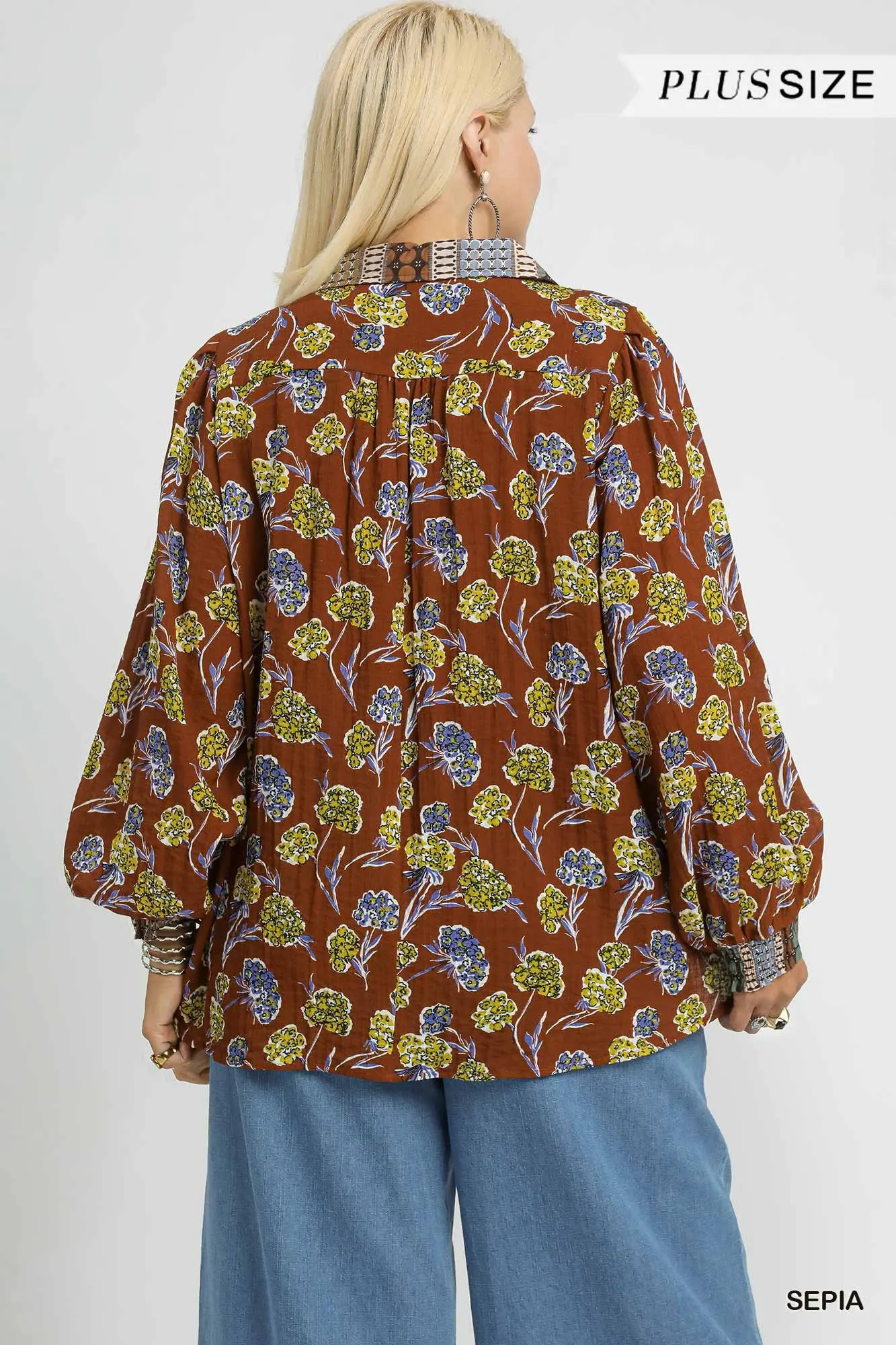 Mosaic Detail Blouse