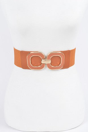 Multi Metal Buckle Elastic Belt