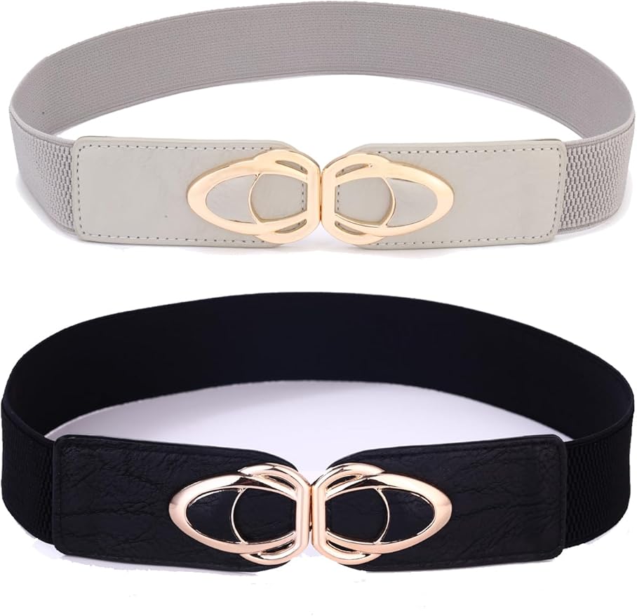 Golden Buckle Elastic Belt